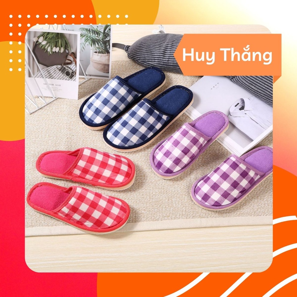 Dép bông đi trong nhà, ấm chân mùa đông
