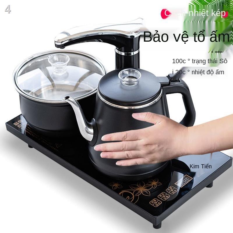 Bộ trà, Bàn Ấm đun nước Hoàn toàn tự động, động ngắt điện điện, bếp nấu trà cảm ứng, pha khay