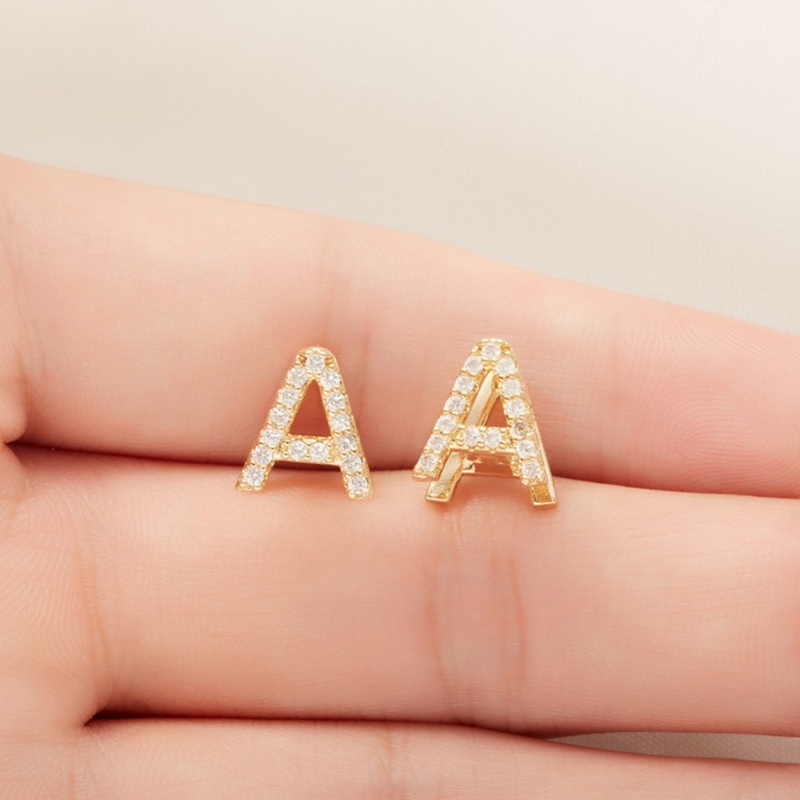 Youyo Bông Tai Mạ Đồng Đính Đá Zircon Đầu Tiên Không Gây Dị Ứng Cho Nữ