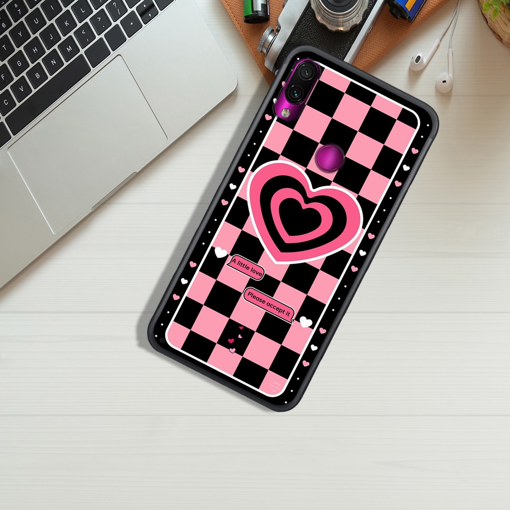 Ốp Lưng XIAOMI 1EDMI 7 - REDMI NOTE 7 - REDMI NOTE 7 PRO, In Hình &quot;Black Heart&quot; Phong Cách Đẹp.