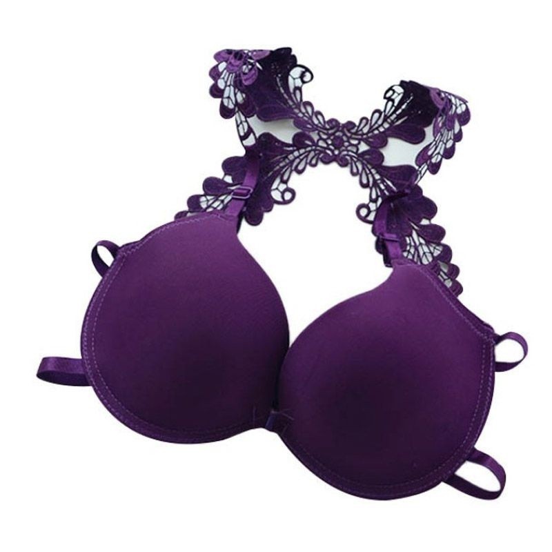 Áo ngực Sexy Women Push Up Bra Lace Hollow Back Cup Lady Apparel Intimate Lingerie Underwear | BigBuy360 - bigbuy360.vn