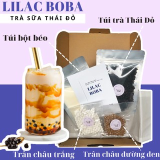 Set nguyên liệu pha trà sữa trân châu thái đỏ