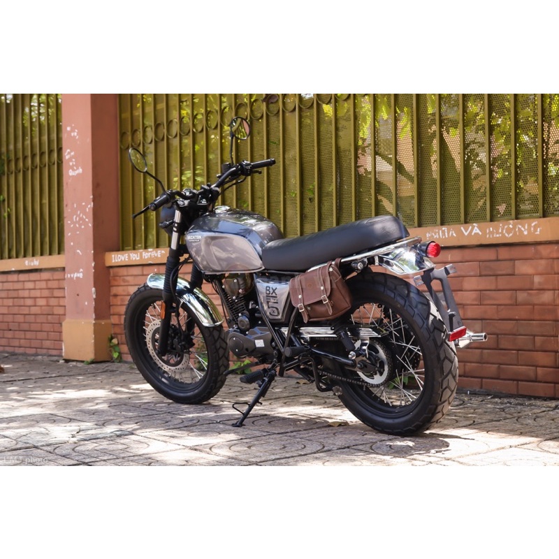 Tui treo xe Brixton, túi treo xe motor, classic motor