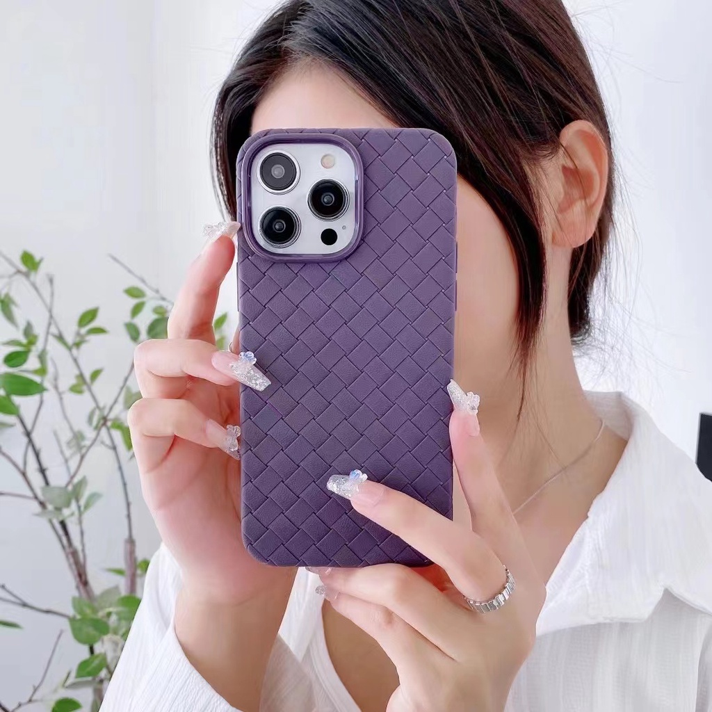 Ốp Điện Thoại Bằng Silicon Mềm Thiết Kế Kiểu Lưới Thoáng Khí Cho iPhone 14 Pro Max 14 Plus 13 12 11 Pro Max