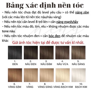 Thuốc nhuộm tóc BẠCH KIM