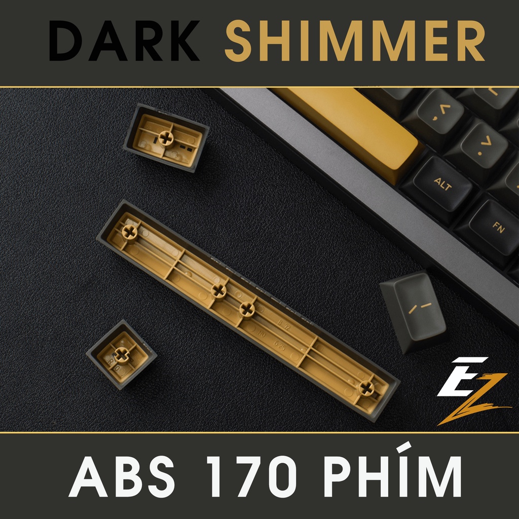 Keycap Cho Bàn Phím Cơ Aifei Dark Shimmer SA Profile ABS 170 Phím | EZPC