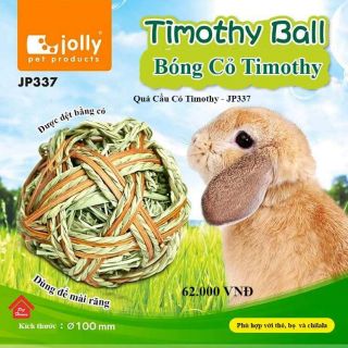 Banh cỏ Timothy cho thỏ bọ- Đồ chơi mài răng