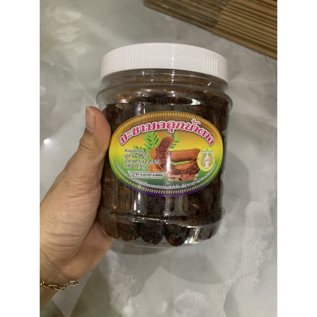 Me Lào sấy kèm muối tôm  500GRAM - Loại 1 không sâu  [FREE SHIP] TỪ ĐƠN 50K, [Loại Đặc Biệt] Hàng ngon nhà làm