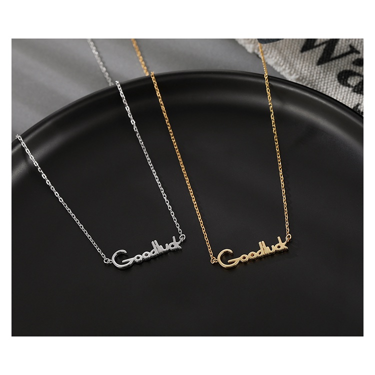 Dây chuyền vòng cổ nữ titan Goodluck X1-109 - CAM KẾT KHÔNG GỈ, KHÔNG BAY MÀU - BẢO HÀNH 12 THÁNG