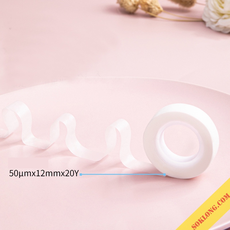 Bộ 2 cuộn băng dính ghi chú note WA03C 30115 SOKLONG, băng keo note Deli dễ dàng xé tay