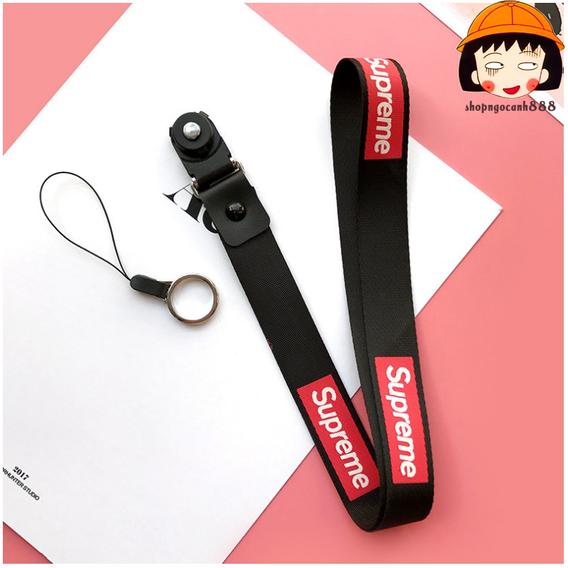 Strap Dây Vải Treo Điện Thoại Và Đeo Thẻ Supreme Loại Dài Cho Cả Nam Và Nữ ^^