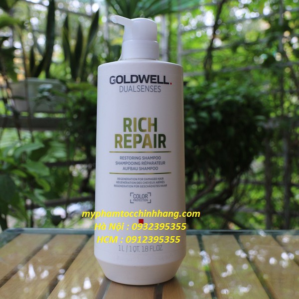 DẦU HẤP TÓC SIÊU CHỮA TRỊ GOLDWELL RICH REPAIR 1000ML