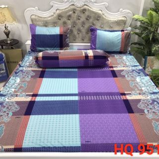 Bộ Drap Thun Hàn Quốc mát lạnh 4 món