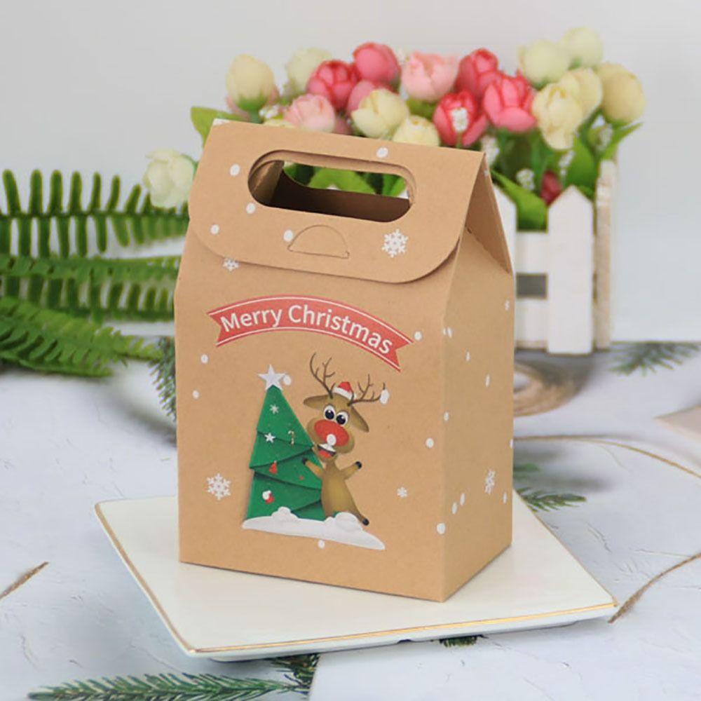 CHOOKEY Set 24 Túi Giấy Đựng Kẹo Giáng Sinh