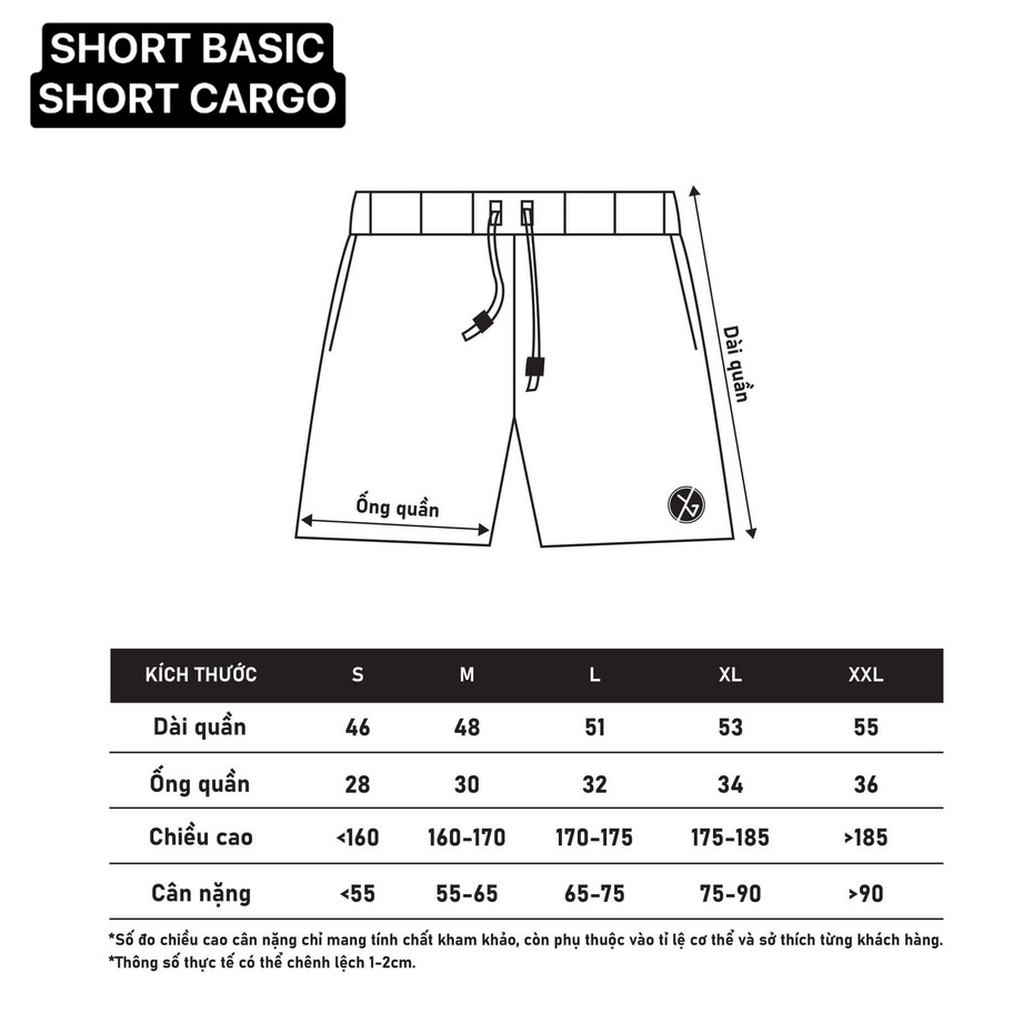 Quần short túi hộp CARGO SHORT - YOUNG GREEN