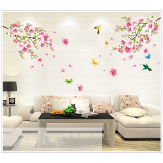 Decal hoa tầm xuân HP130