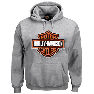 Áo Hoodie Cotton Phối Túi Phong Cách Harley Davidson Cá Tính Cho Nam