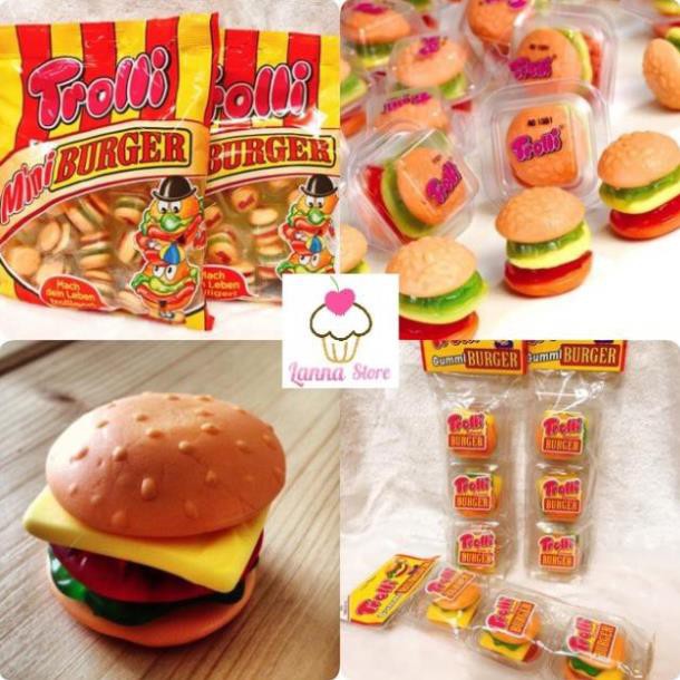 ( KIBO ) Kẹo dẻo hamburger Trolli - Mỹ 🇺🇸.