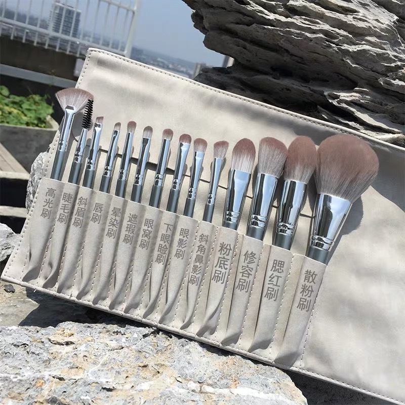 Bộ cọ trang điểm 14 món, cọ trang điểm nội địa trung makeup cá nhân chuyên nghiệp A27 - Sammi beauty