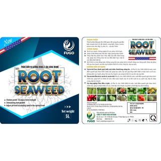 Phân bón vi lượng root seaweed can 5 lít