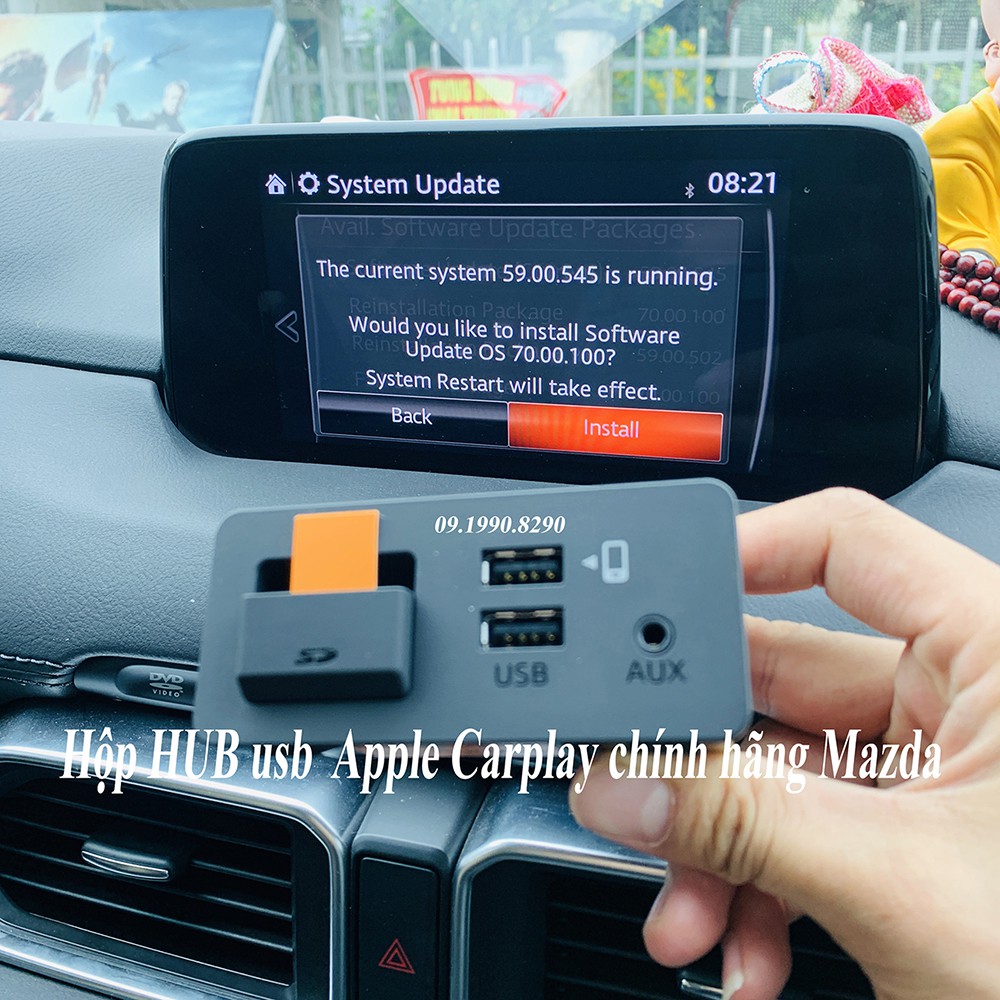 Kit Apple Carplay 9U0C chính hãng cho Mazda Cx5 2018 - 2019