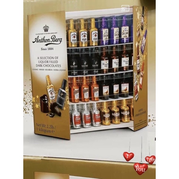 Socola nhân rượu Anthon Berg 64 chai