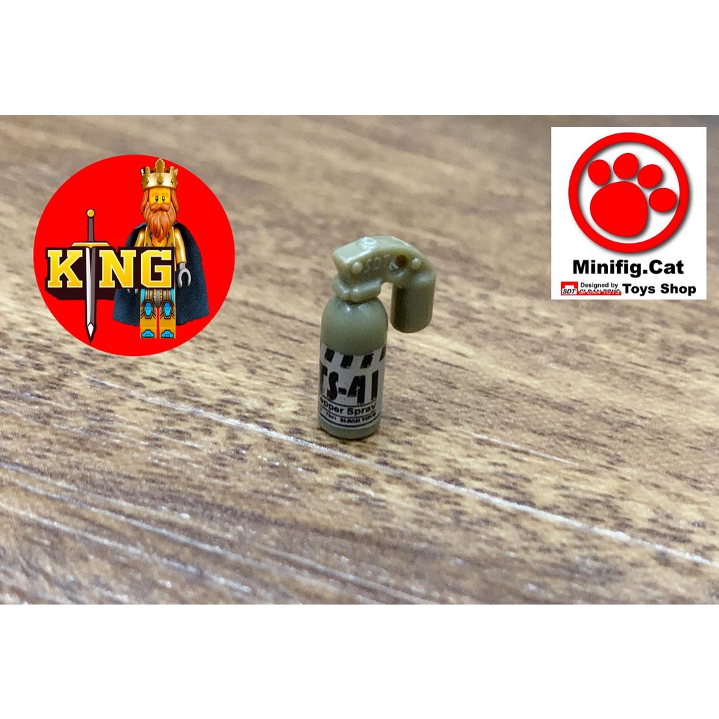 Minifig.Cat Deep Bronze Brown_Pepper Spray TS-4158P02 Phụ kiện