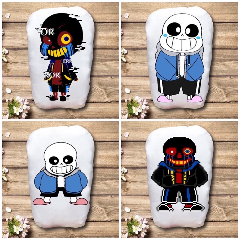 gấu bông gối ôm underlate san 2 mặt ảnh 22-50cm