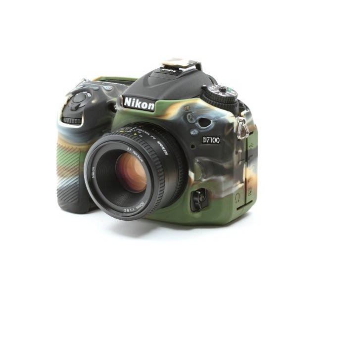 Vỏ cao su cho máy ảnh Nikon 7100/7200 (3 màu: đen, đỏ, lính muticam)