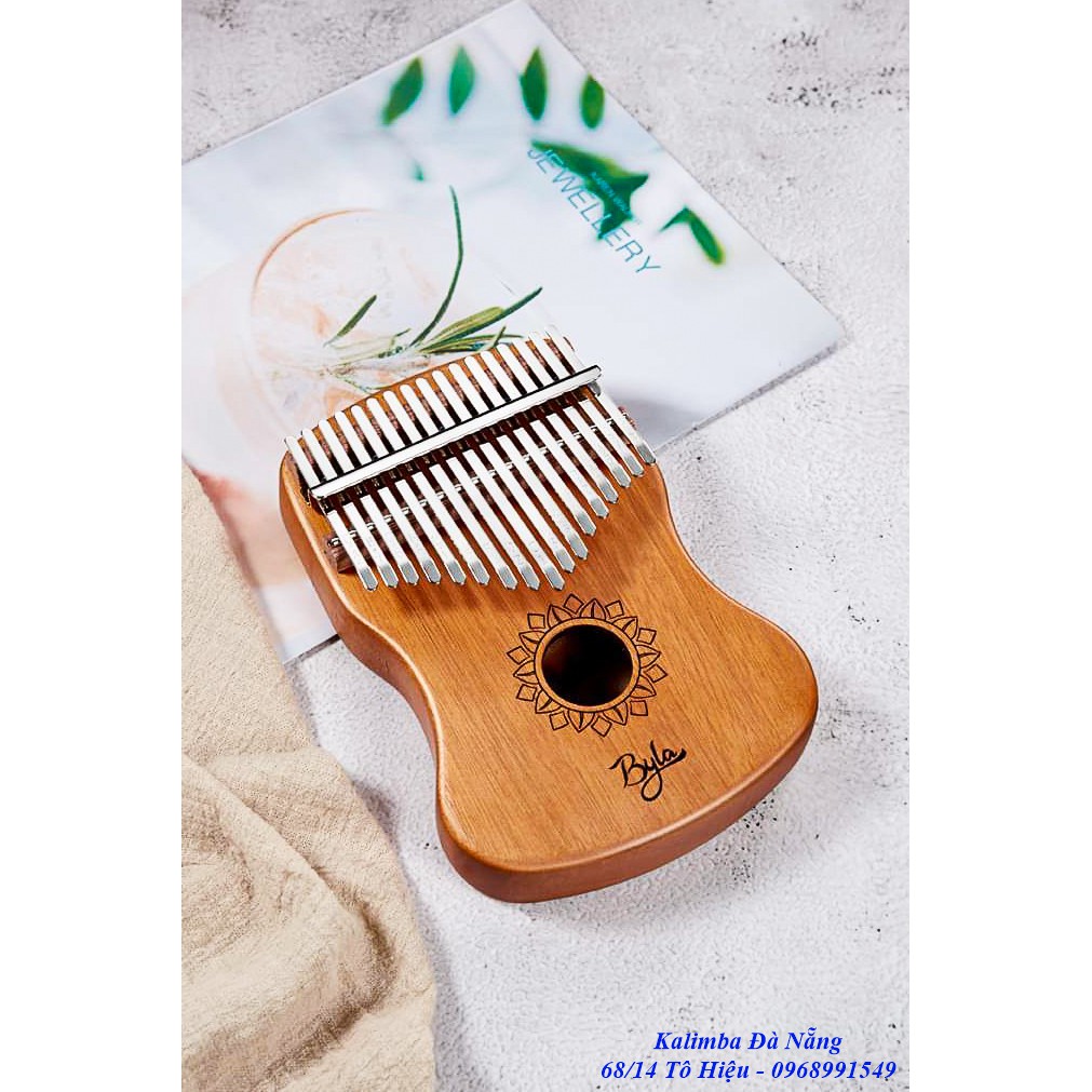 (TẶNG TÚI ĐEO ĐÀN KALIMBA) KALIMBA cao cấp BYLA mới 2019 thiết kế lượn sóng cực đẹp