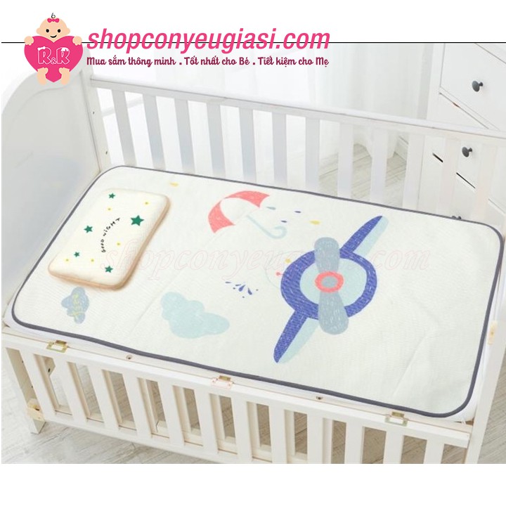 Bộ Chiếu Và Gối Điều Hòa Muslin Tree Bằng Sợi Tơ