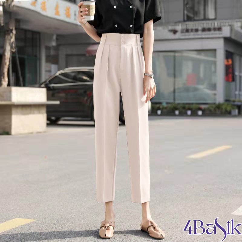 Quần baggy cạp bản to 3 khuy siêu Hot - 4BASIC -QBG03K