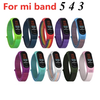 Dây Đeo Thay Thế Chất Liệu Nylon Hợp Thời Trang Cho Xiaomi Mi Band 5 3 4