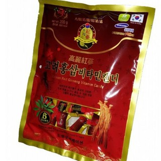 Kẹo sâm đỏ Hàn Quốc bịch 200gr