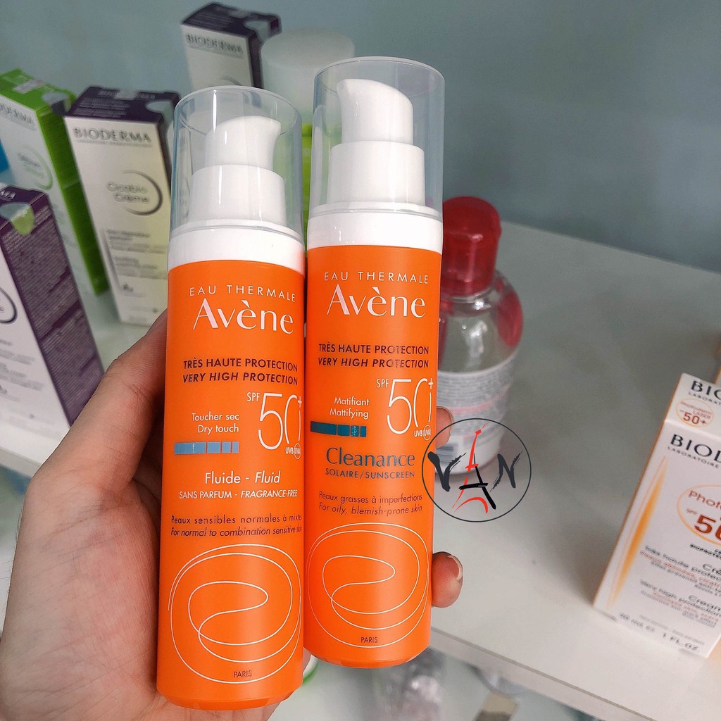 Kem chống nắng avene cleanance / fluide da dầu nhờn mụn nhạy cảm spf 50+ 50ml | BigBuy360 - bigbuy360.vn