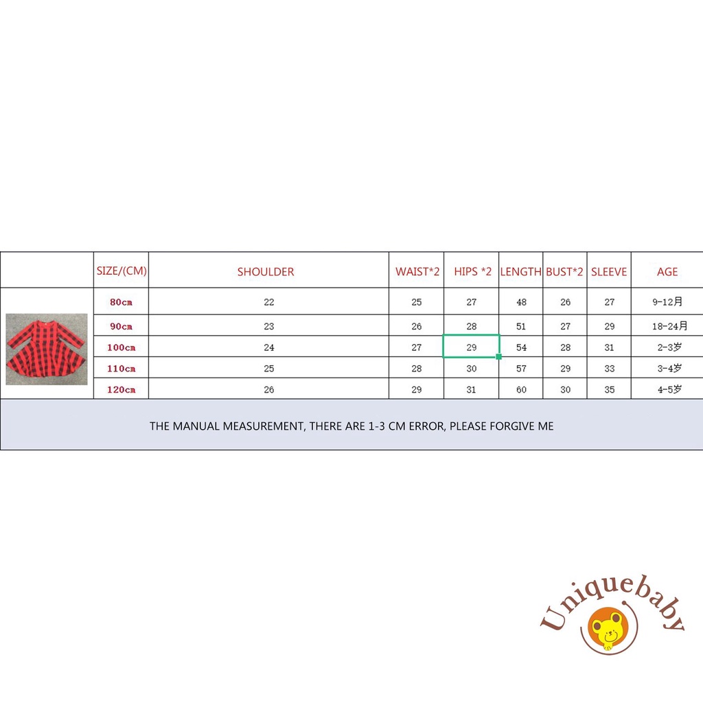 Đầm Tay Dài Cổ Tròn Họa Tiết Sọc Caro Màu Đỏ / Đen Thời Trang Mùa Thu Cho Bé Gái Từ 9 Tháng Đến 5 Tuổi