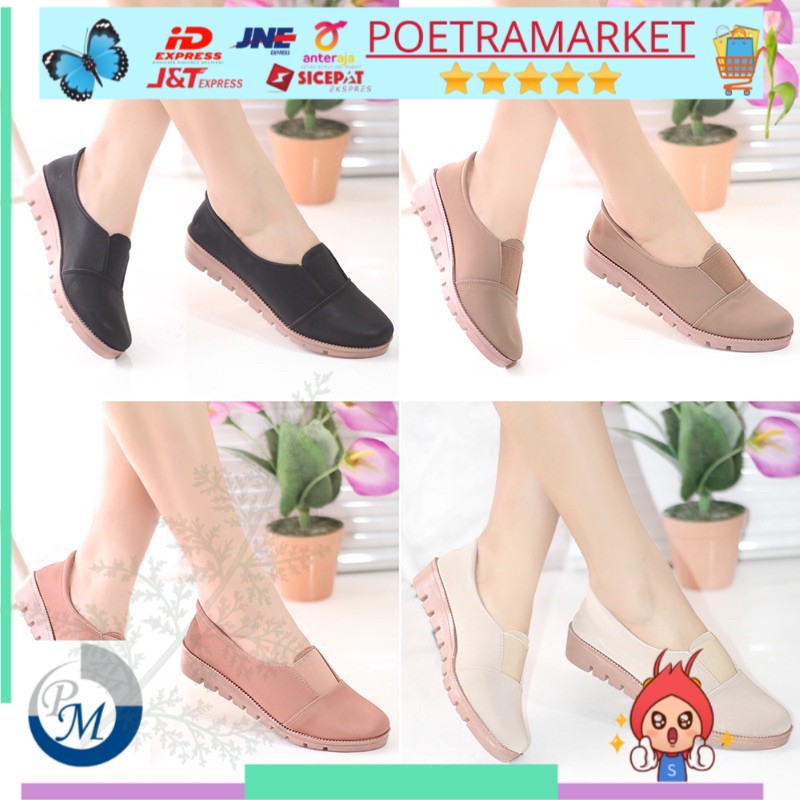 Giày Slip On Bằng Cao Su In Họa Tiết Ông Già Noel Dành Cho Nữ RZ022