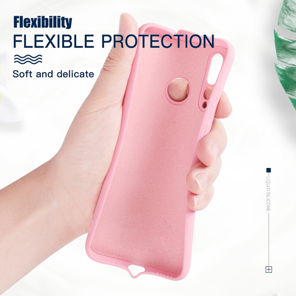 Ốp điện thoại silicon mềm màu trơn cho Samsung Galaxy J4 Plus J6 Plus A6 Plus A6+ 2018 M10 S9 Luxury Anti-Dirt Summer Soft Liquid Silicone Phone Case