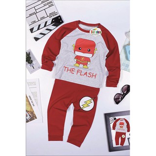 Bộ Thun dài tay hình ChiBi Siêu Nhân