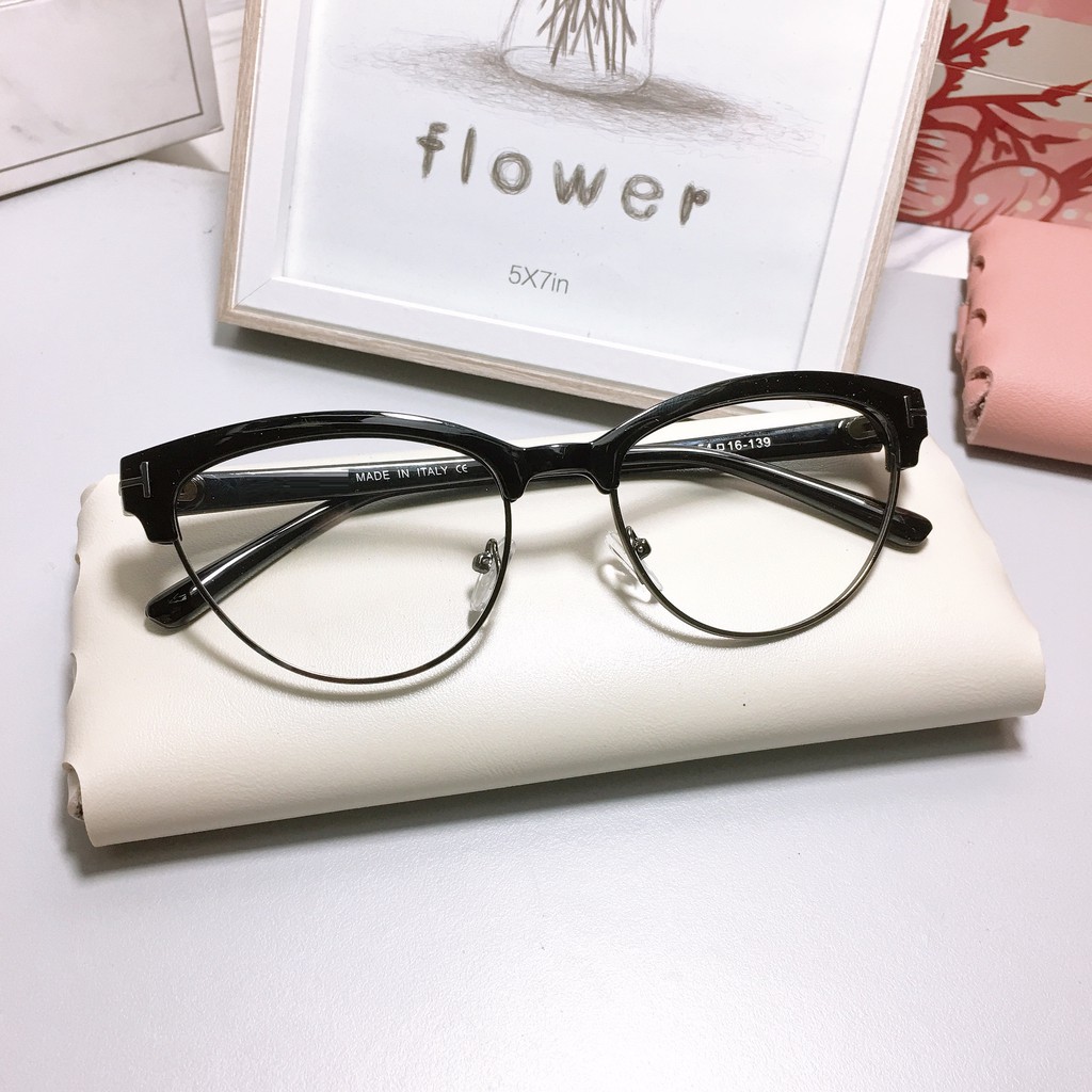 [Gía siêu rẻ]  Gọng kính mắt mèo 5266 nhận cắt cận viễn loạn