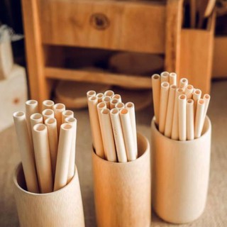 Xưởng sx- combo 10 ống hút tre -tre việt