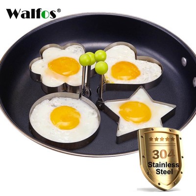 Khuôn chiên trứng Walfos bằng thép không gỉ nhiều hình dáng tuỳ chọn