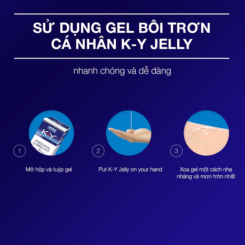 Gel Bôi Trơn Durex Ky Jelly 50g chính hãng không mùi