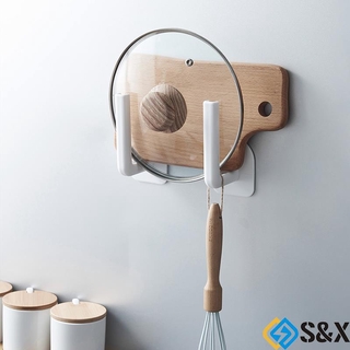 Kitchen Adhesive Storage Rack Coat Hanger for Home Wall Storage Hook Punch-free