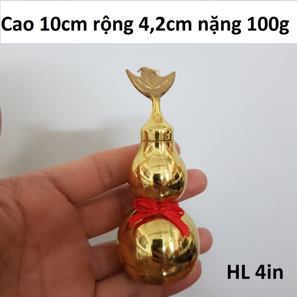 Hồ lô bát quái bằng đồng cao cấp MS09