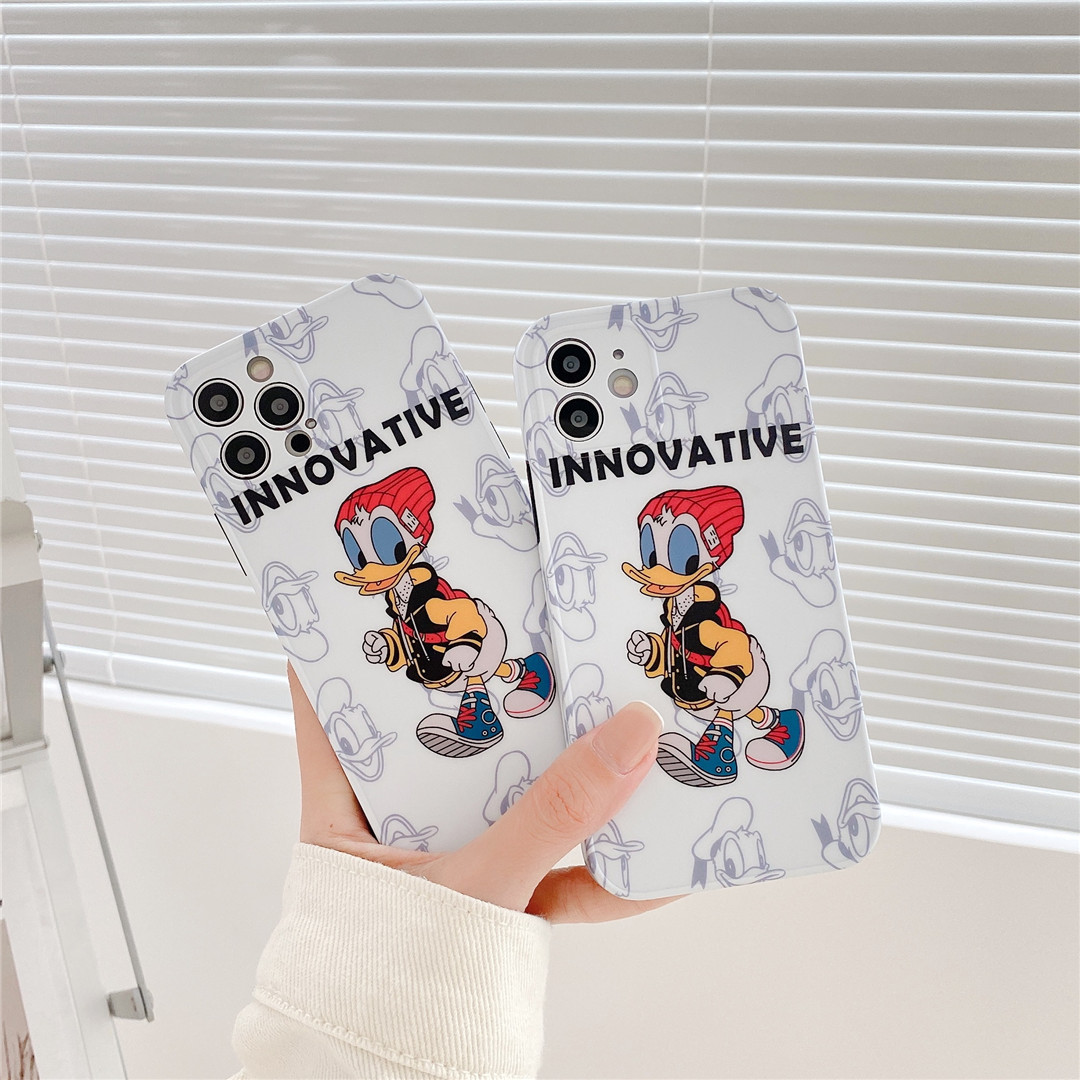 Ốp Lưng Nhựa Mềm In Hình Vịt Donald Dễ Thương Cho Iphone12 Mini 11 Pro Max 7 / 8plus Se2020 X / Xs Xr Xsmax | BigBuy360 - bigbuy360.vn