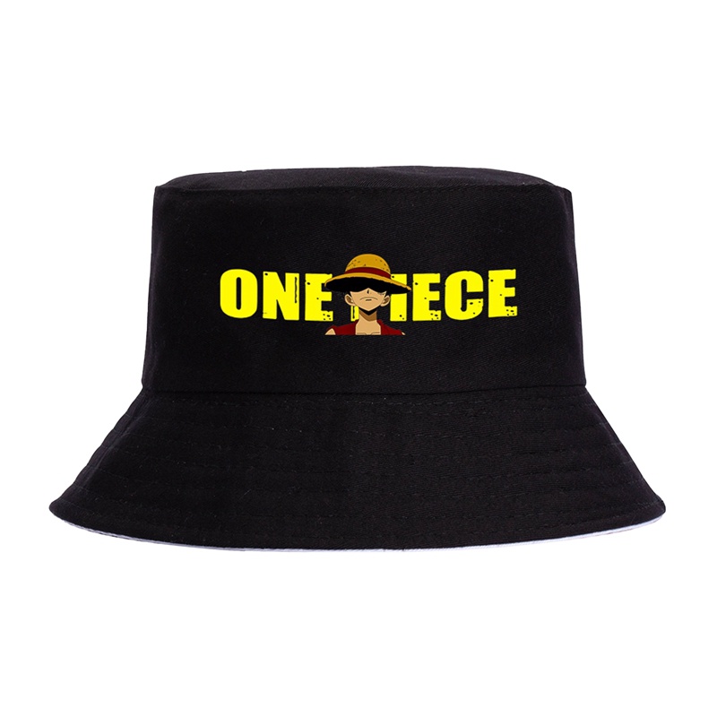Nón Vành Chất Liệu Cotton In Hình Anime ONE PIECE Thời Trang
