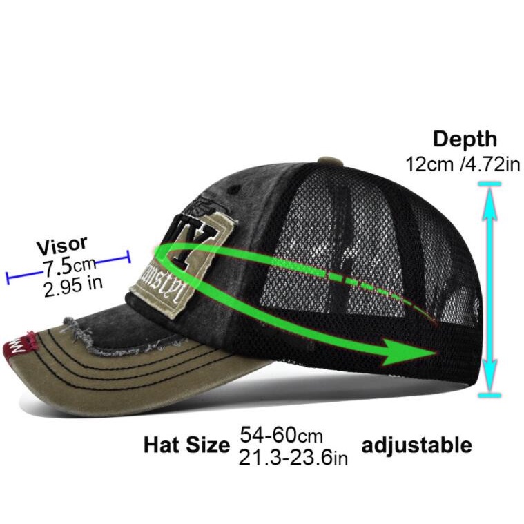 Thời Trang Nón Lưỡi Trai Phối Lưới Thoáng Khí Phong Cách Hàn Quốc