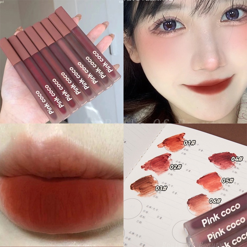 Son kem lì Pink Coco lâu trôi dưỡng mềm môi Candipop