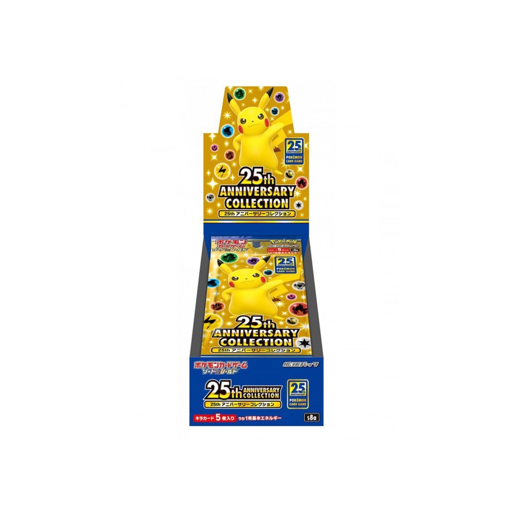 Hộp Thẻ Pokemon Tiếng Nhật Kỉ Niệm 25 Năm Chính Hãng Pokemon Tặng Kèm 1 Thẻ Promo